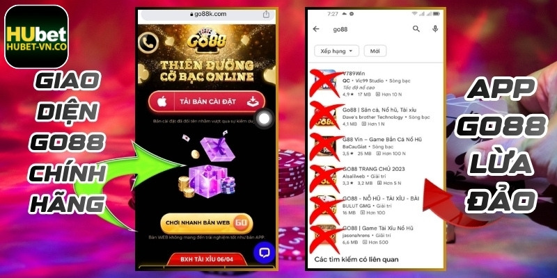 tình trạng Go88 bị giả danh đang trở nên phổ biến